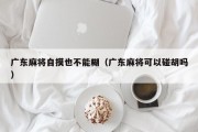 广东麻将自摸也不能糊（广东麻将可以碰胡吗）