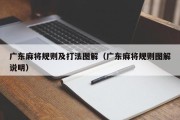 广东麻将规则及打法图解（广东麻将规则图解说明）