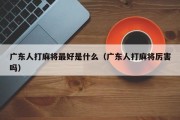 广东人打麻将最好是什么（广东人打麻将厉害吗）